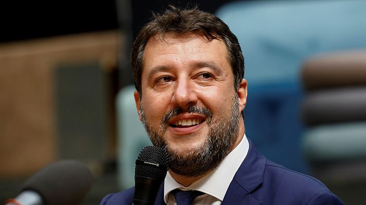 Telediario 1 - Salvini afronta la audiencia preliminar del juicio en el que se le acusa de secuestro de migrantes