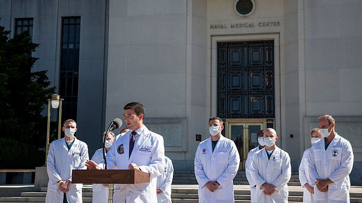 Telediario 1 - Informaciones contradictorias sobre la salud de Trump