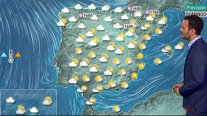 El tiempo - Las lluvias y el fuerte viento continuarán hoy en el litoral cantábrico