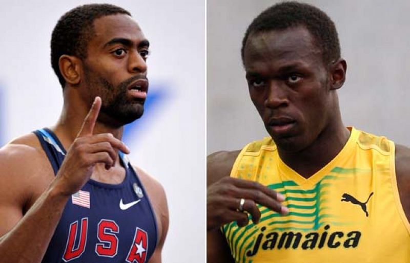  Usain Bolt y Tyson Gay corren este domingo a las 21:30h. la carrera de los 100 metros lisos del Mundial de Atletismo de Berlín, uno de los eventos más esperados