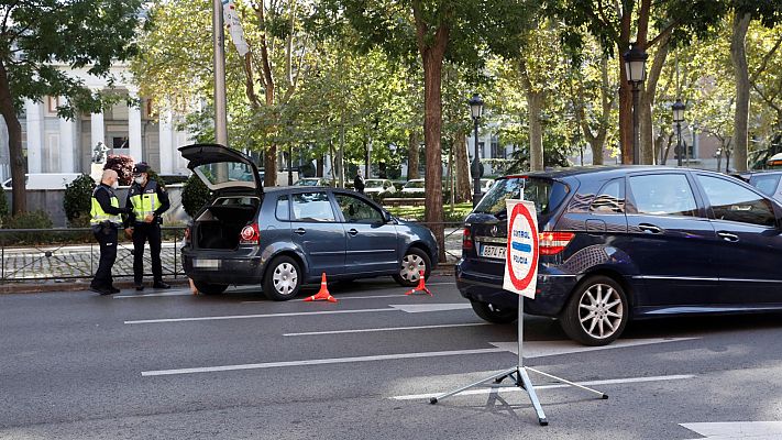 Telediario 1 - Sin grandes cambios en la movilidad de Madrid
