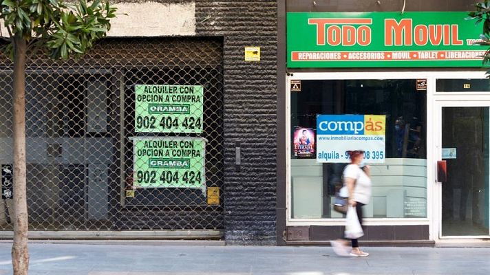 El cierre de negocios llena las calles de locales en alquiler