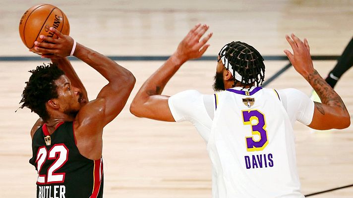 Baloncesto en RTVE - Las cinco mejores jugadas del tercer partido de la Final, Miami-Lakers