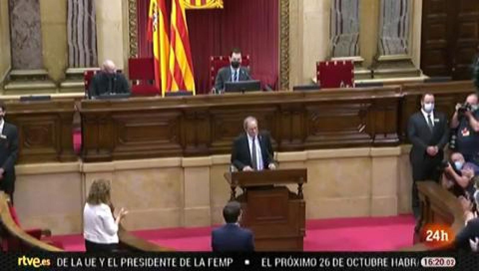 Parlamento - Otros Parlamentos - Inhabilitación de Quim Torra - 03/10/2020