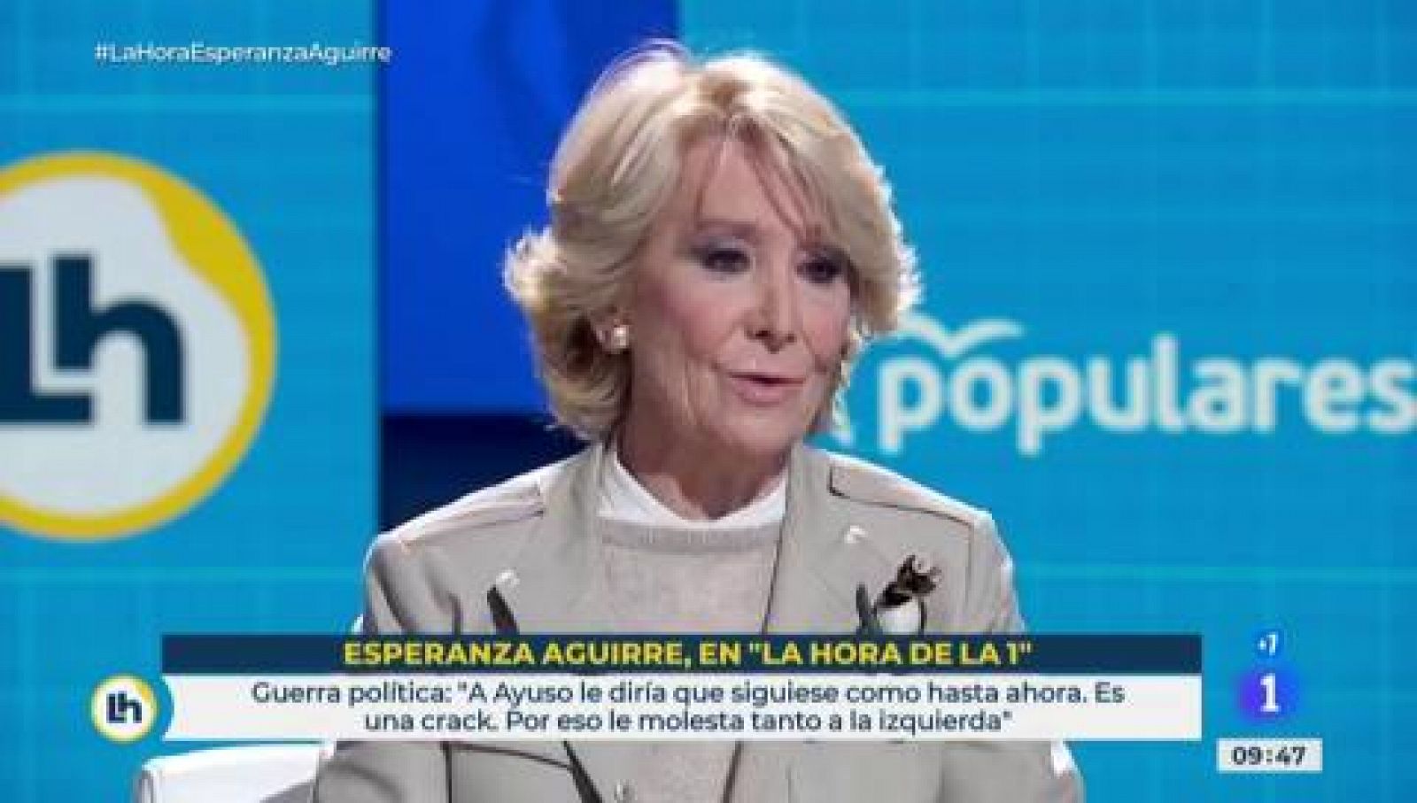 Aguirre: "Vox es un partido de centro derecha" - La hora de La 1 | Ver