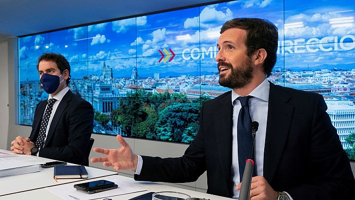 Telediario 1 - Casado descarta un adelanto electoral y una moción de censura en Madrid