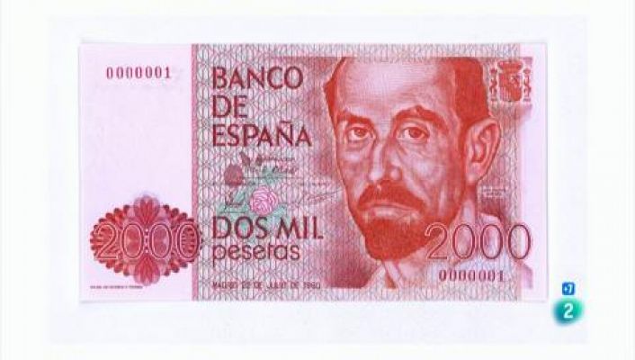 Cruz Novillo diseñó los billetes de pesetas