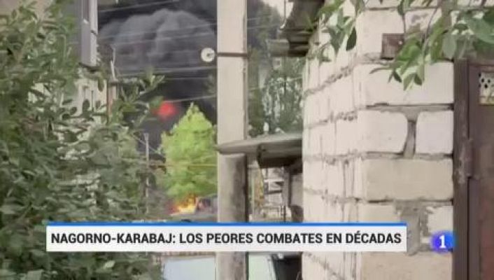 Telediario 1 - Nagorno-Karabaj: los peores combates en décadas