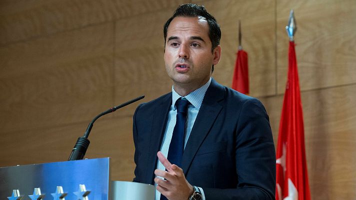 Telediario 1 - Aguado, sobre la situación de Madrid: "Las cosas van mal"