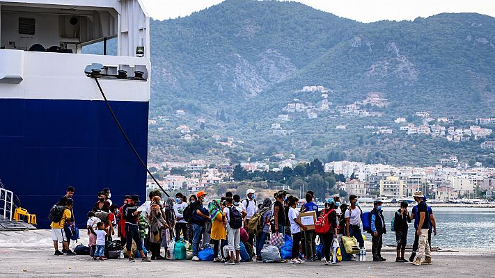 Refugiados de Moria serán reubicados en la UE