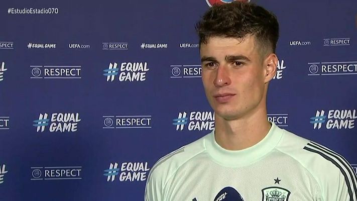 Kepa Arrizabalaga: "Estoy contento con la confianza del seleccionador"