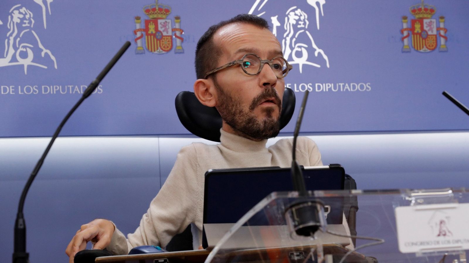 Echenique, tras la petición del juez del caso Dina de investigar a Iglesias: "Es un disparate jurídico" 