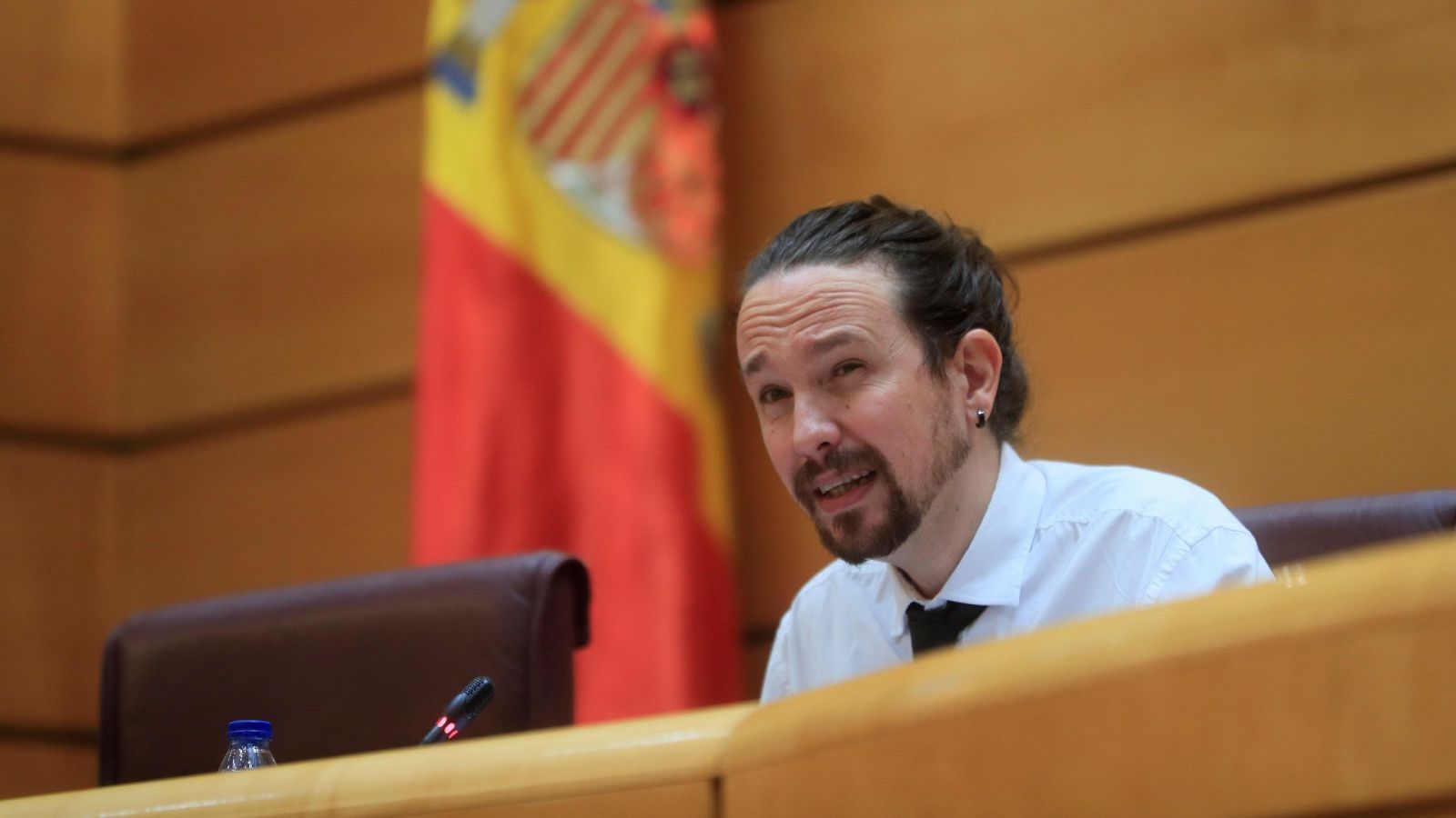 El caso Dina marca la comparecencia de Iglesias en el Senado 