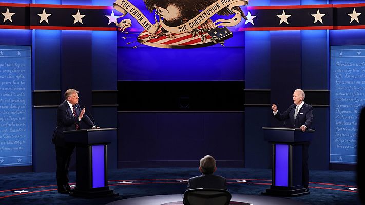 Trump se niega a participar en un debate virtual con Biden