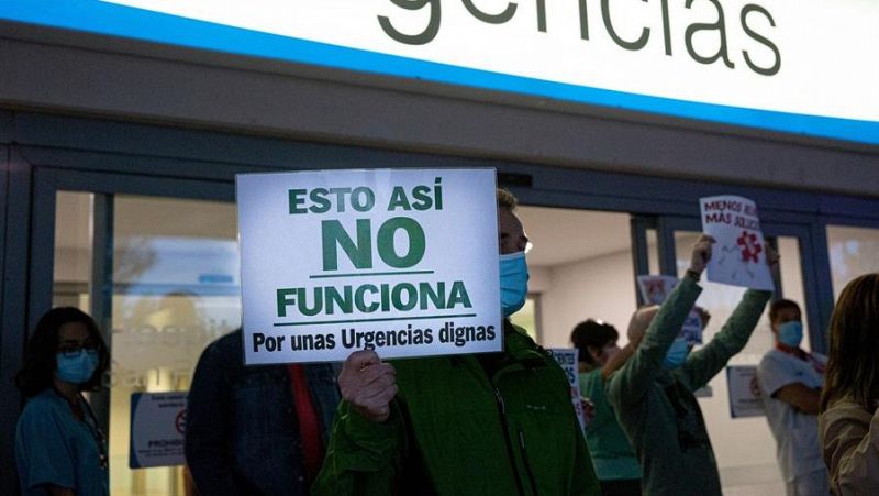Preocupación entre los profesionales sanitarios de la Comunidad de Madrid