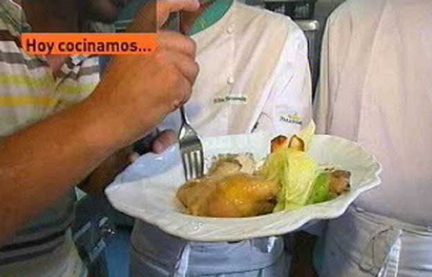 RTVE Cocina - Gallo de corral con ostras