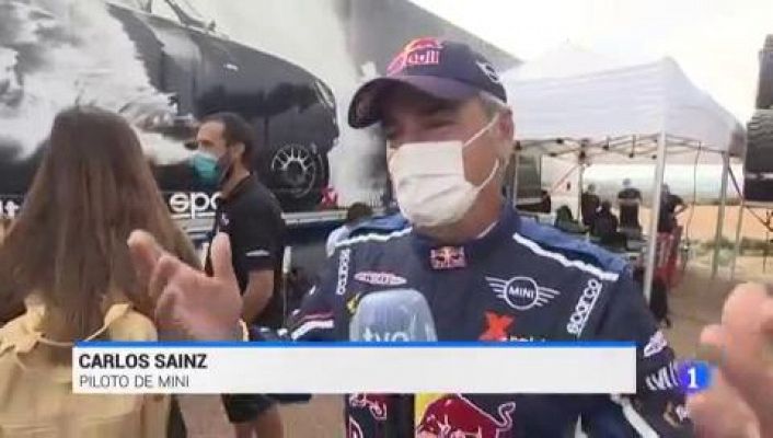 Telediario 1 - Sainz buscar recortar diferencias con respecto la cabeza en el Rally de Andalucía