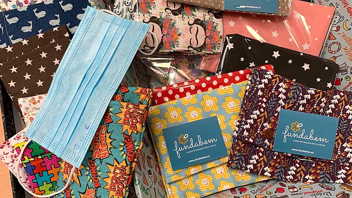 España Directo - Funda para guardar la mascarilla