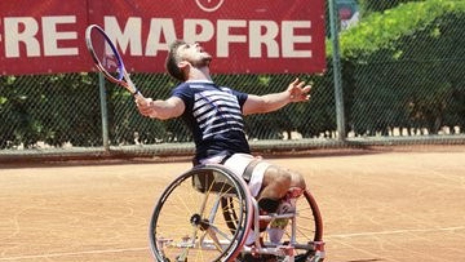 Martín de la Puente busca revalidar el título de campeón de España de tenis en silla de ruedas