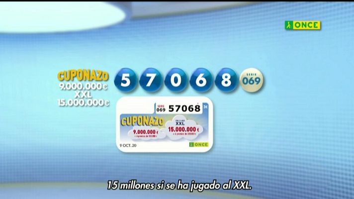 Sorteos ONCE - Sorteo ONCE - 09/10/20