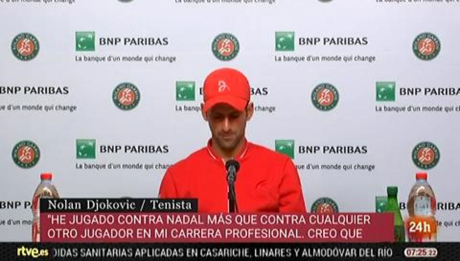 Djokovic segura que Nadal es su mayor rival | Ver