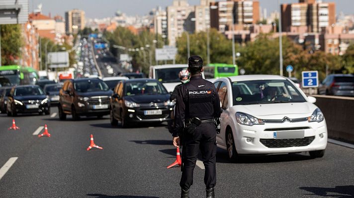 Telediario 1 - Madrid restringe la movilidad en siete zonas básicas de cinco municipios no incluidos en el estado de alarma