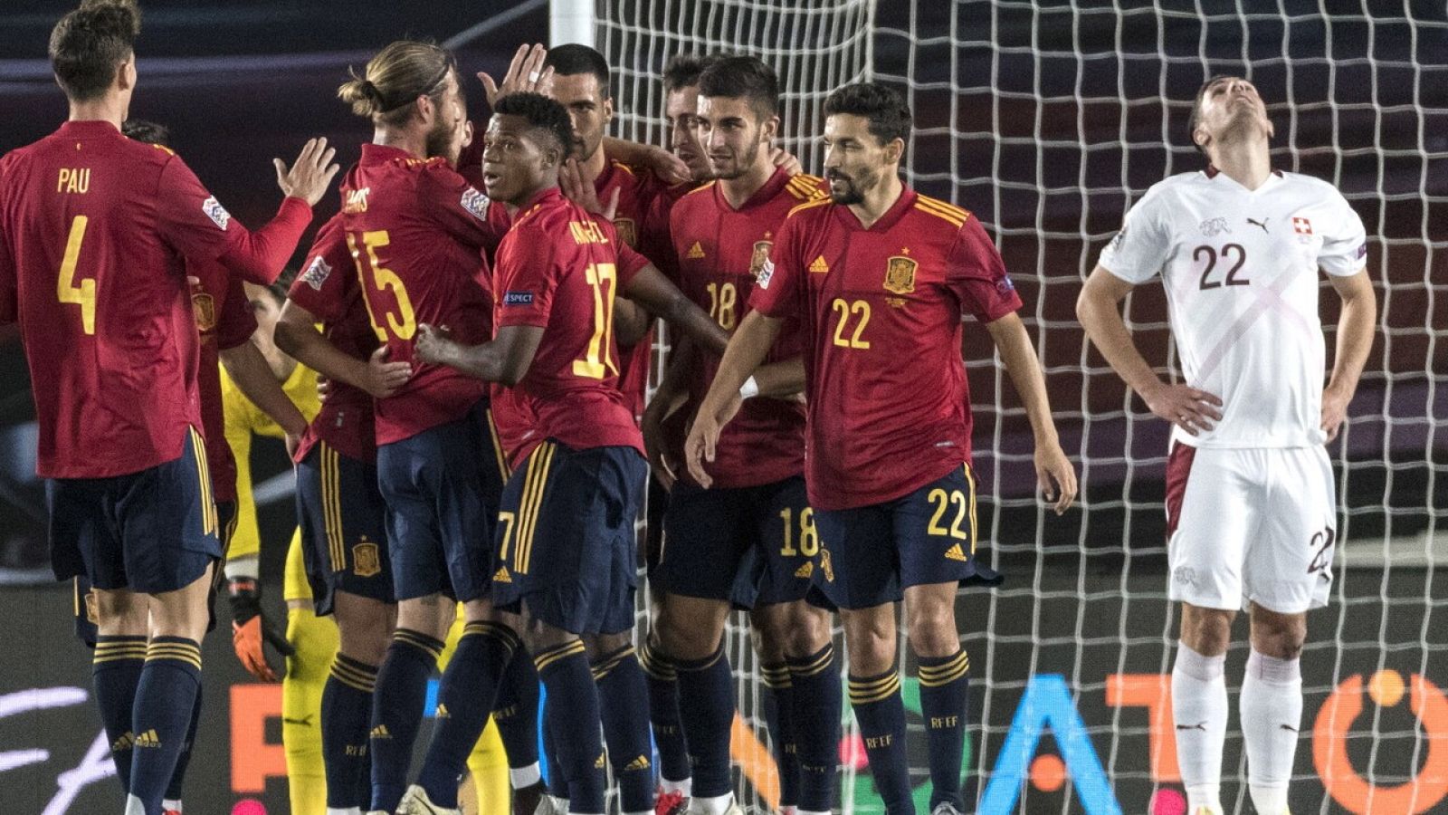 Resumen del partido España 1-0 Suiza