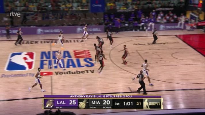  - Repasa las 10 mejores jugadas de la final de la NBA donde los Lakers se han proclamado campeones