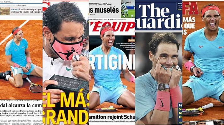 Nadal acapara las portadas de todo el mundo