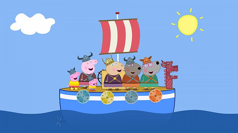 Peppa Pig (en inglés) - Viking day - RTVE.es - Peppa Pig en inglés | Ver