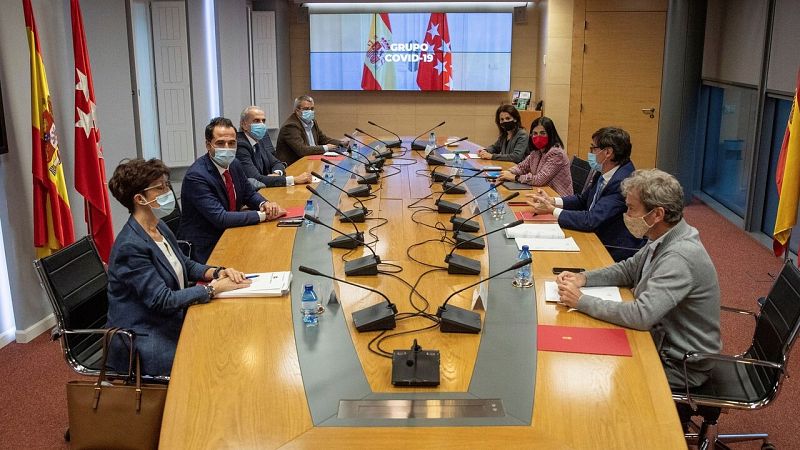El Gobierno y la Comunidad de Madrid enfrentan posiciones en una nueva reunión del Grupo COVID-19