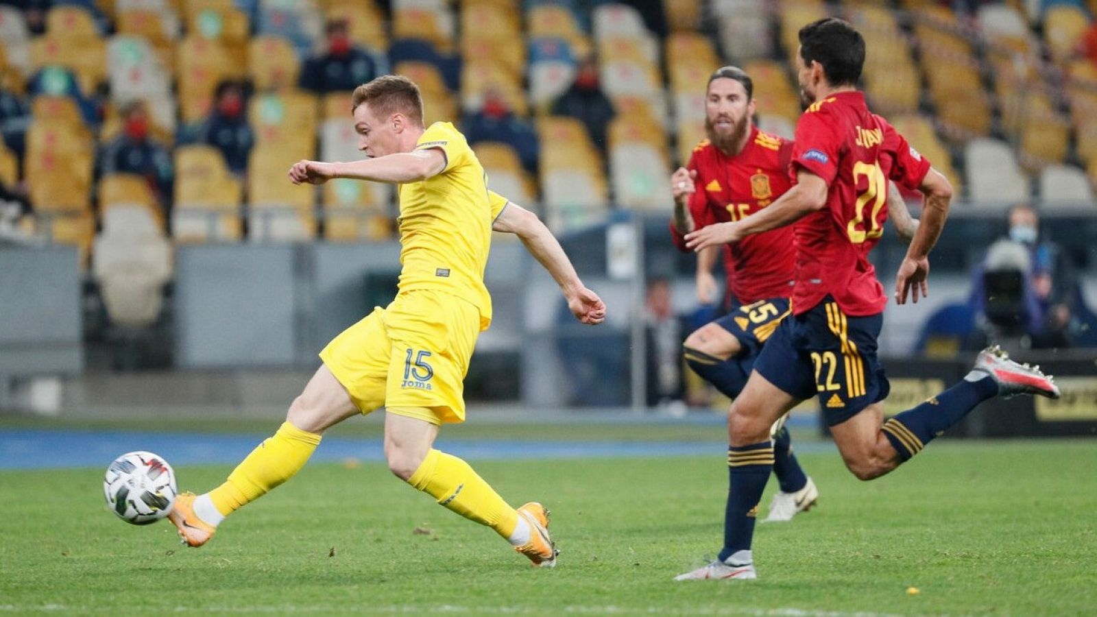 Ucrania-España | Gol de Ucrania, gol de Tsygankov