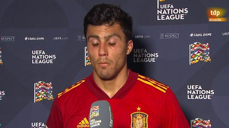 Rodri lamenta las ocasiones perdidas de España - UEFA Nations League | Ver