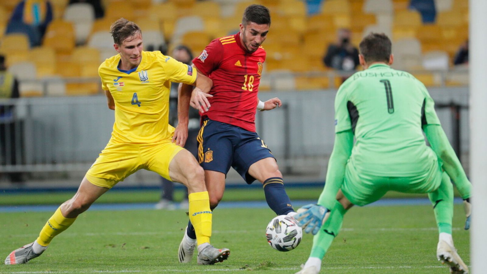 Fútbol - UEFA National League 2020 - Partido: Ucrania-España - RTVE.es