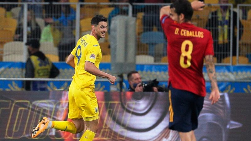Resumen y gol del Ucrania 1-0 España - UEFA Nations League | Ver