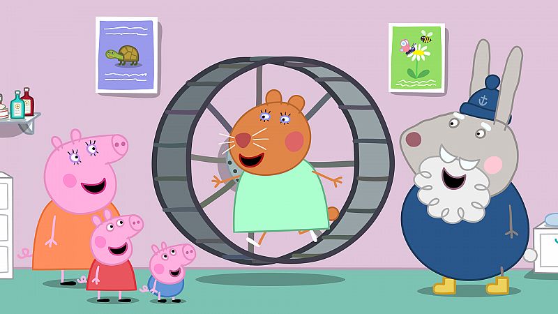 Peppa Pig (en inglés) - Doctor Hamster's big present - RTVE.es - Peppa Pig en inglés | Ver