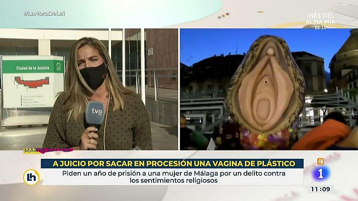 La hora de La 1 - A juicio por vestir a una vagina de plástico de Virgen María