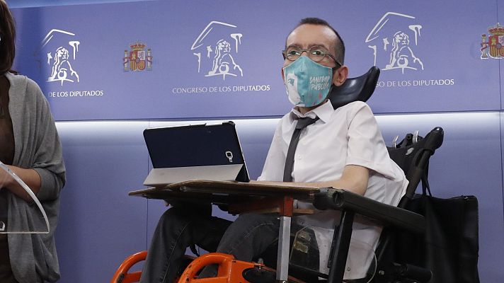 Echenique aboga por seguir con la reforma del CGPJ incluso si el PP accede a negociar su renovación