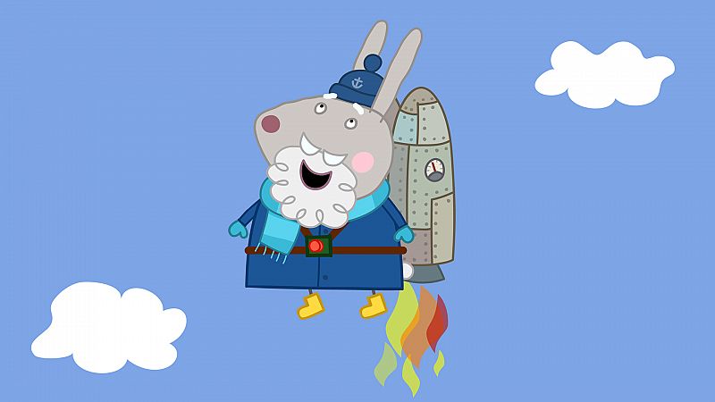 Peppa Pig (en inglés) - Grampy Rabbit's jet pack - RTVE.es - Peppa Pig en inglés | Ver
