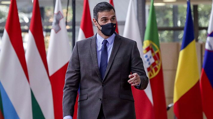 Telediario 1 - Pedro Sánchez pide en Bruselas criterios comunes de seguridad