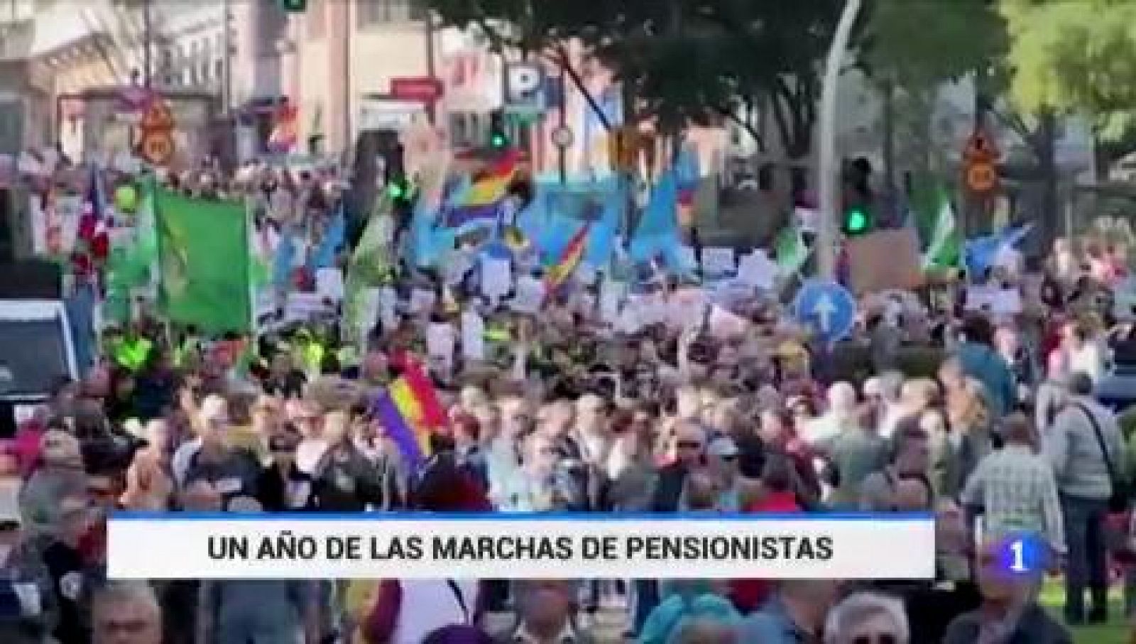 La movilización de los pensionistas cumple un año - RTVE.es