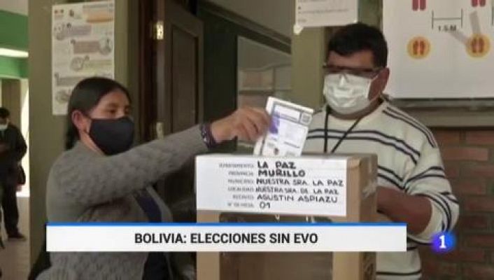 Telediario 1 - Elecciones presidenciales en Bolivia sin Evo Morales de candidato por primera vez en tres décadas