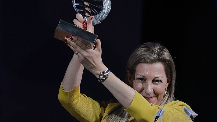 Eva García Sáenz de Urturi, ganadora del Premio Planeta 2020