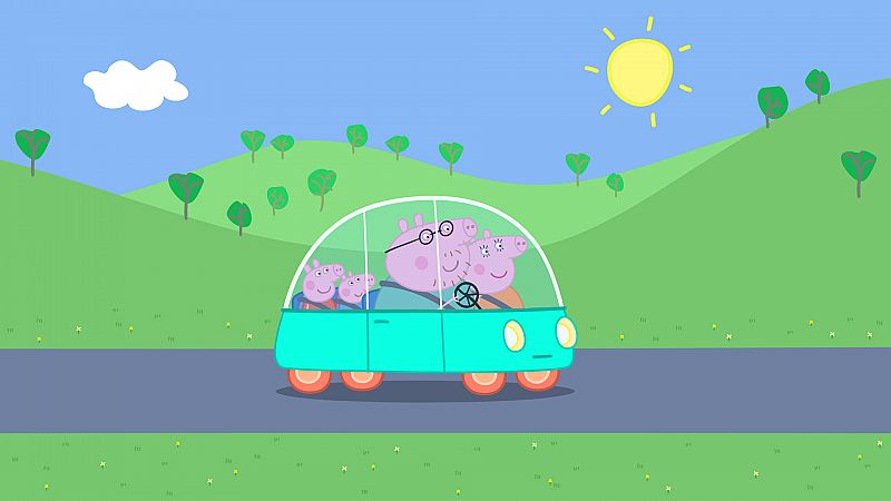 Peppa Pig (en inglés) - The electric car - RTVE.es - Peppa Pig en inglés | Ver