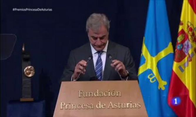 Premios Princesa de Asturias | Carlos Sainz, a los jóvenes: Escuchad a los veteranos"