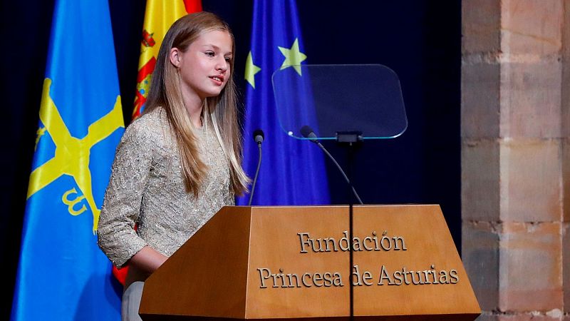 La princesa Leonor apela al "sentido de la responsabilidad" de los jvenes en la lucha contra la COVID-19