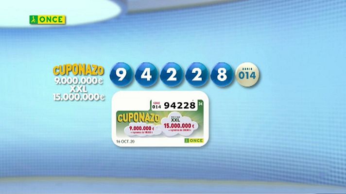 Sorteos ONCE - Sorteo ONCE - 16/10/20