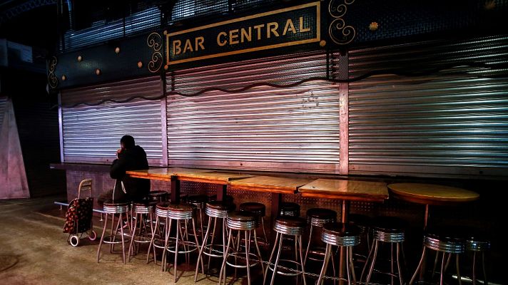 Primer fin de semana de cierre de bares y restaurantes en Cataluña