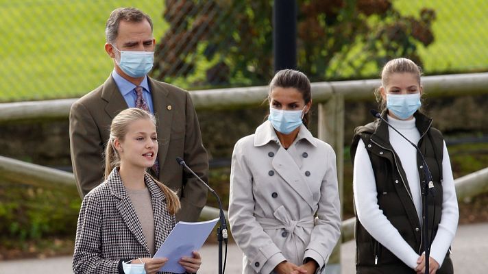 Felipe VI y la princesa Leonor apelan a la unidad como instrumento ante la crisis