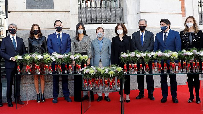 Madrid rinde homenaje a las víctimas del Covid